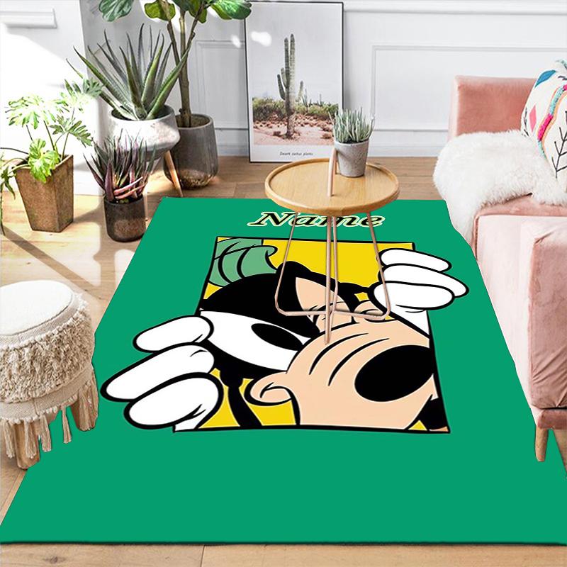 Custom 1Pc Mickey Mouse Rug Office Carpet Indoor Outdoor Entrance Doormat Nonslip Soft And Comfortable Living Room D916133