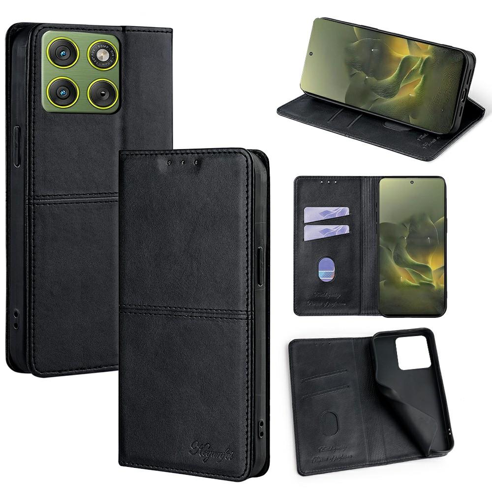 For Motorola Edge 70 5G Case Card Slots Cowhide Texture Phone Leather Cover