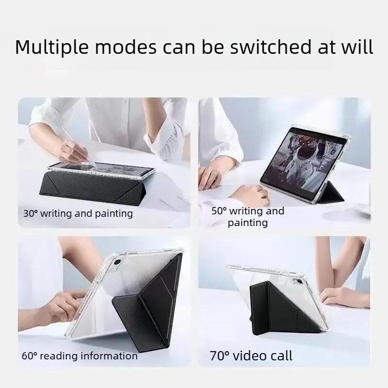 Para Xiaomi Pad 5/6/7/8 Xiaomi Pad 7/7 Pro 2024 de 11,2 pulgadas, y Redmi SE 11''/8,7'' – Funda Plegable en Y de Acrílico con Función de Sueño/Activación