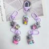Adorable Cartoon Hippo Keychain: Cute Pendant for Bags & Gifts