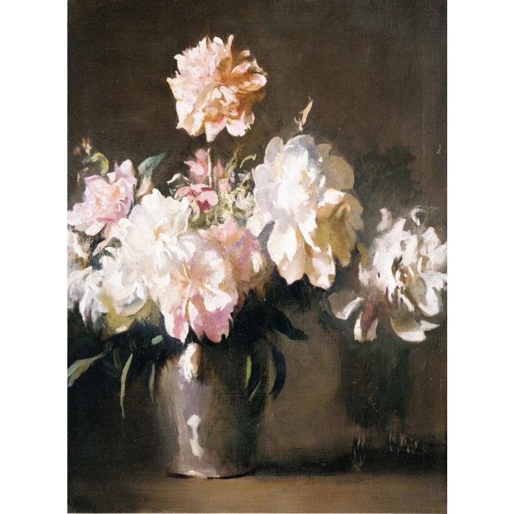 Vintage Flower Still Life Rose Country Farmhouse Poster Print Wall Art Pictures Canvas Oil Painting Living Room Home Decor Gift