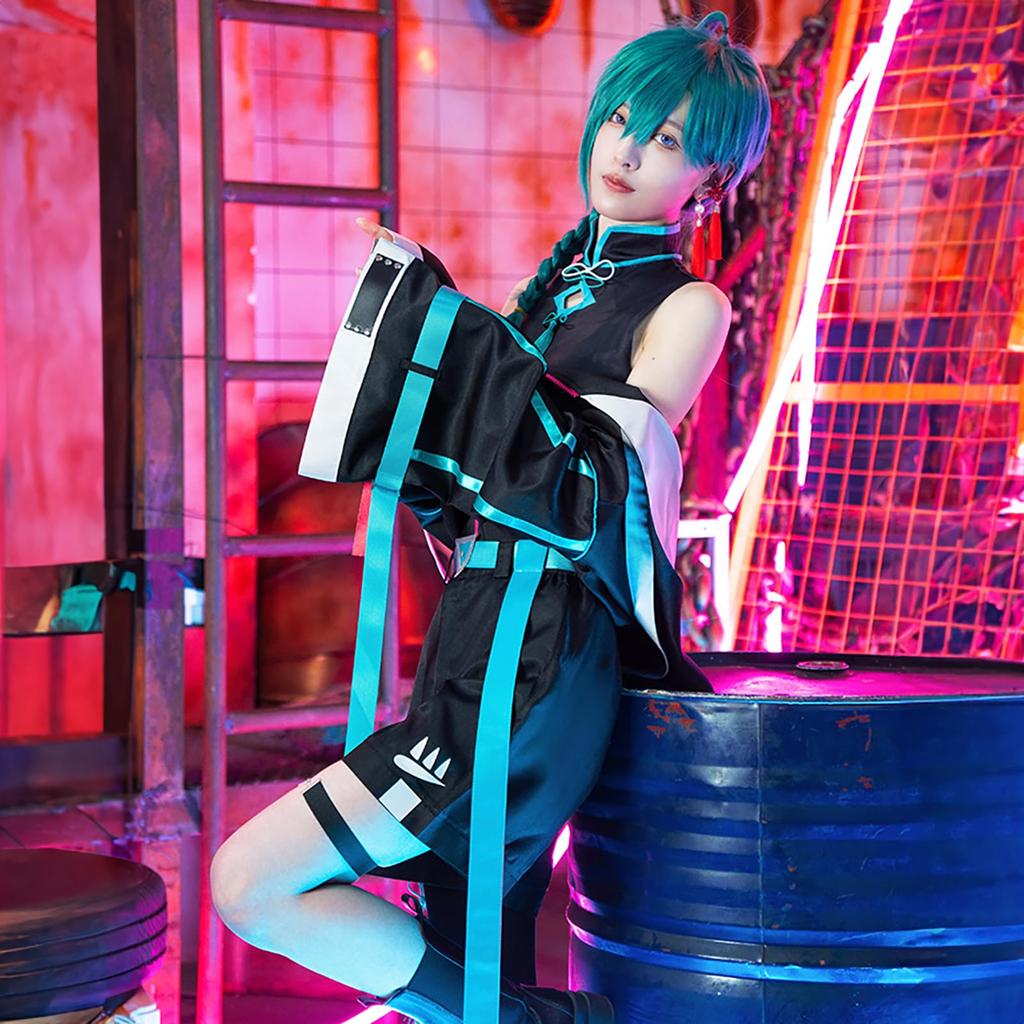 [Milky Time] Nijisanji Midori Sen Cosplay VTuber Halloween China Street (M)