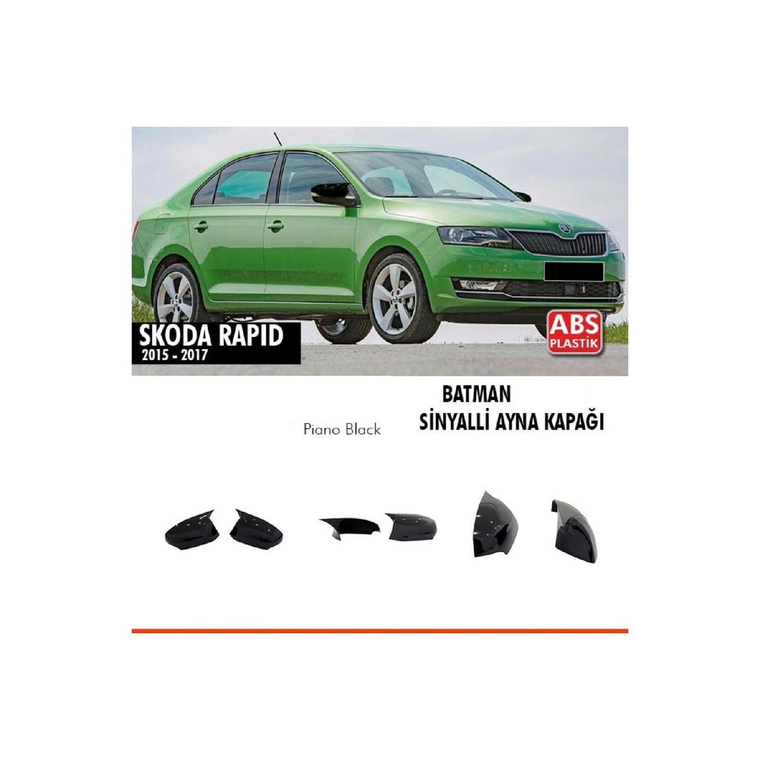 

Для Rapid Batman Bat Зеркальный чехол Piano Black 2015-2017 с сигналом