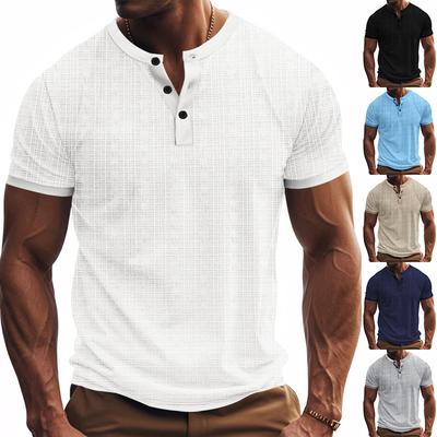 American Summer T-shirt for Men, Short-sleeved, Loose, Breathable and Casual