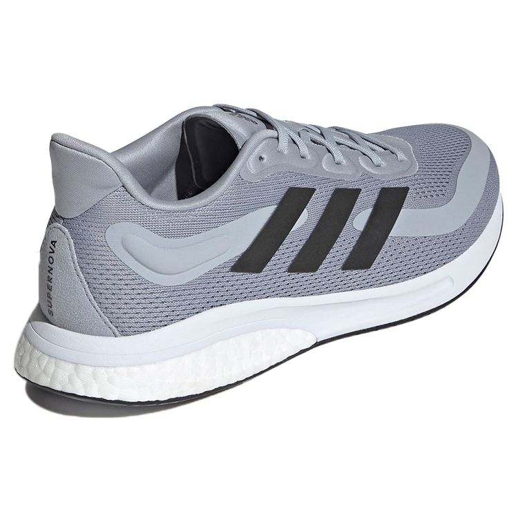 Adidas Supernova Halo Silver Men Sneakers Grey Core-Black Grey-Two S42724