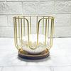 Convenient Metal Coffee Organizer Practical Coffee Pods Dispenser Large Capacity Espressos Pods Storage Basket Holder