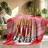 Custom Name Personalized AS Monaco Print Blanket, Home Decor, Bedroom, Sofa, Camping, Couch, Gifts for Birthday Christmas