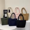 With Compartments Shoulder Bag Nylon Tote Bag Durable Puffer Carryall Bag  Women