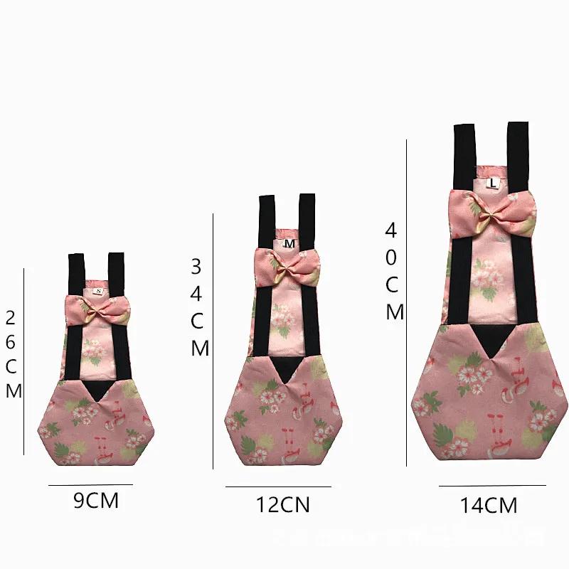 Pet Supplies Duck Diapers Goose Flight Suits Cute Chicken Physiological Pants Washable Nappy with Elastic Band Bowknot Design