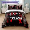 The Clash Print 3Pcs Bedding Set Duvet Cover With Two Pillowcases Soft Bed Linen For Household Bedroom