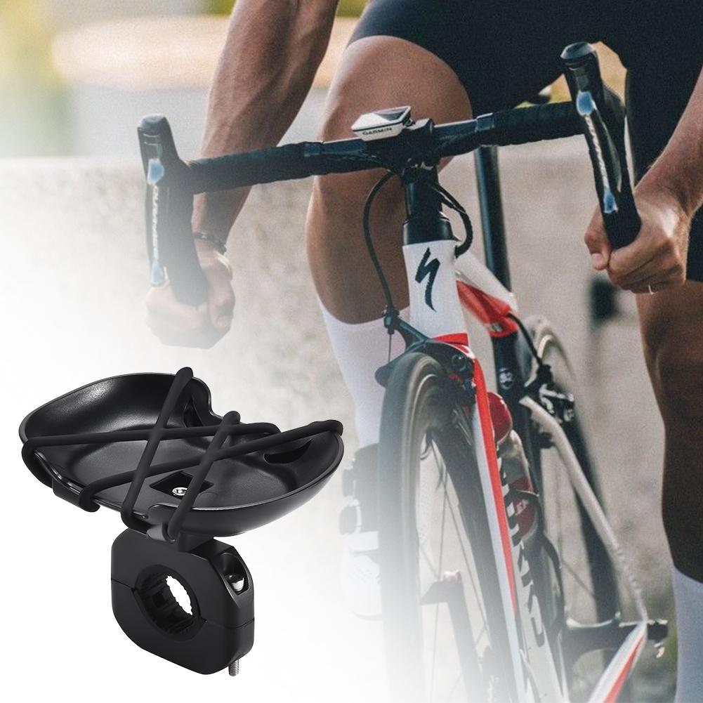 Bicycle Speaker Rack Adjustable Strap Bike Handlebar Mounting Bracket Anti-Slip for JBL Clip5/4 Bluetooth-Compatible Speaker