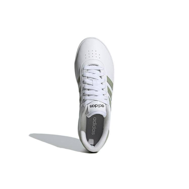 Adidas Neo Court Bold Non-Slip Durable Low-Top Skate Shoes Women Sneakers White Green FY9995