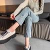 Women's High-Waist Straight Leg Jeans - Spring/Autumn 2026: Visually Taller, Slimming, Petite Cropped Cigarette Style