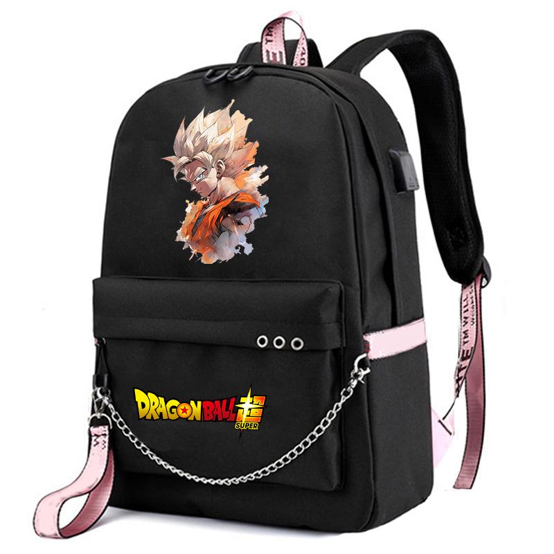 Anime Dragon Ball Printed Boy Girl Schoolbag Back To School Waterproof Bag Student Bookbag for Boy Girl Women Travel Leisure Bag Rucksack Mochila