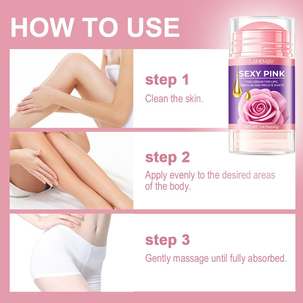 Woman's Secret Cream With Vitamin & Rose - Make the Skin Bright and Translucent, Improve Rough Skin - Suitable For Various Parts,40g