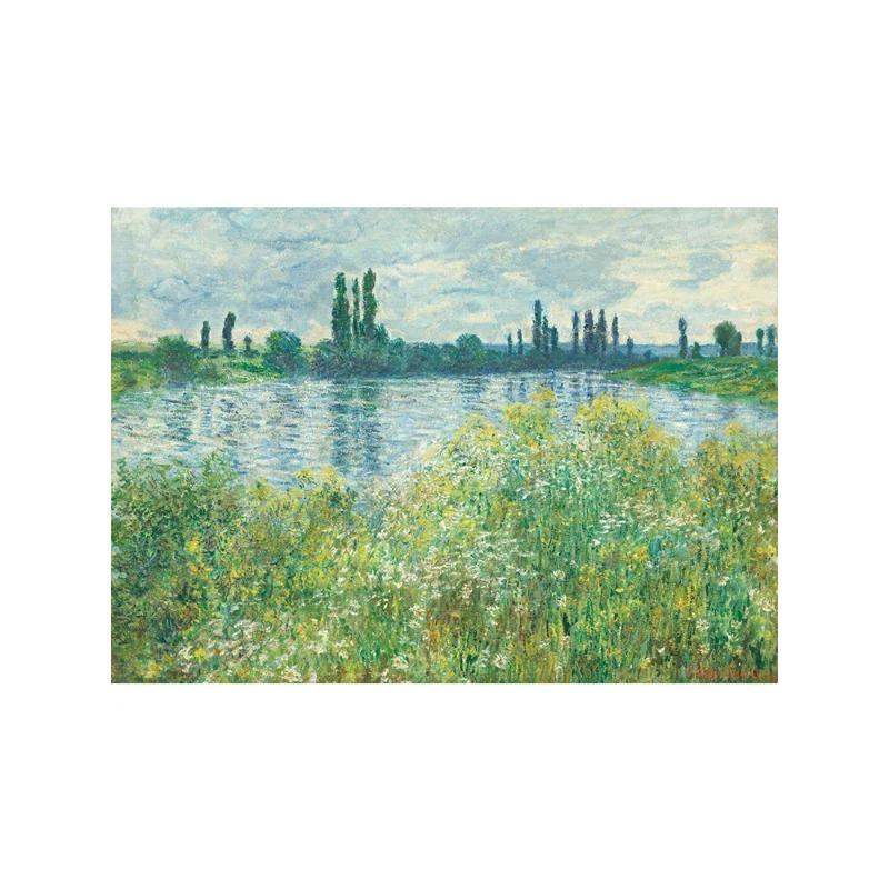 Claude Monet Exhibition Art Posters Canvas Oil Painting Garden Boat Lake Landscape Nature Landscape Wall Art Room Home Decor