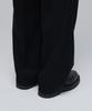 MUSINSA STANDARD Wool Blend Reverse Tuck Wide Slacks [Black]