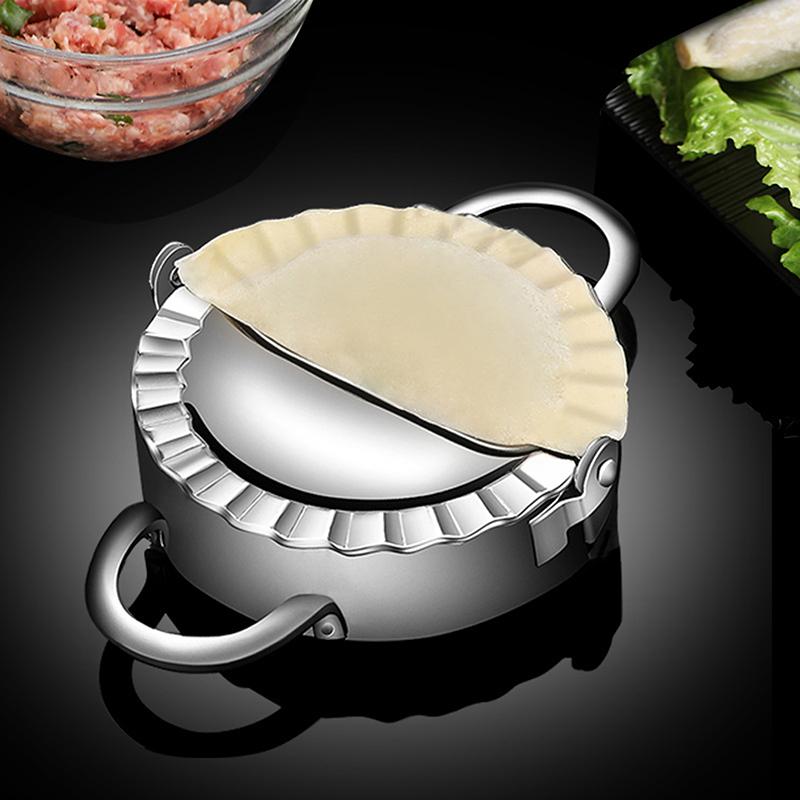 1 buc găluște din oțel inoxidabil Maker găluște piele mucegai Ravioli Maker presă plăcintă a face presă înveliș patiserie Maker accesorii de bucătărie