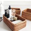 Vietnamese Handmade Rattan Storage Basket for Home and Desktop Organization