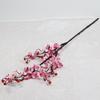 Artificial Red Plum and Peach Blossom Bouquet for Indoor Home Decoration