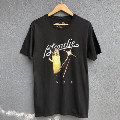 Vzácné 90. léta Blondie 1978 Černé Grafické Unisex Tričko Přetisk S-5XL KH11640 Unisex Tričko