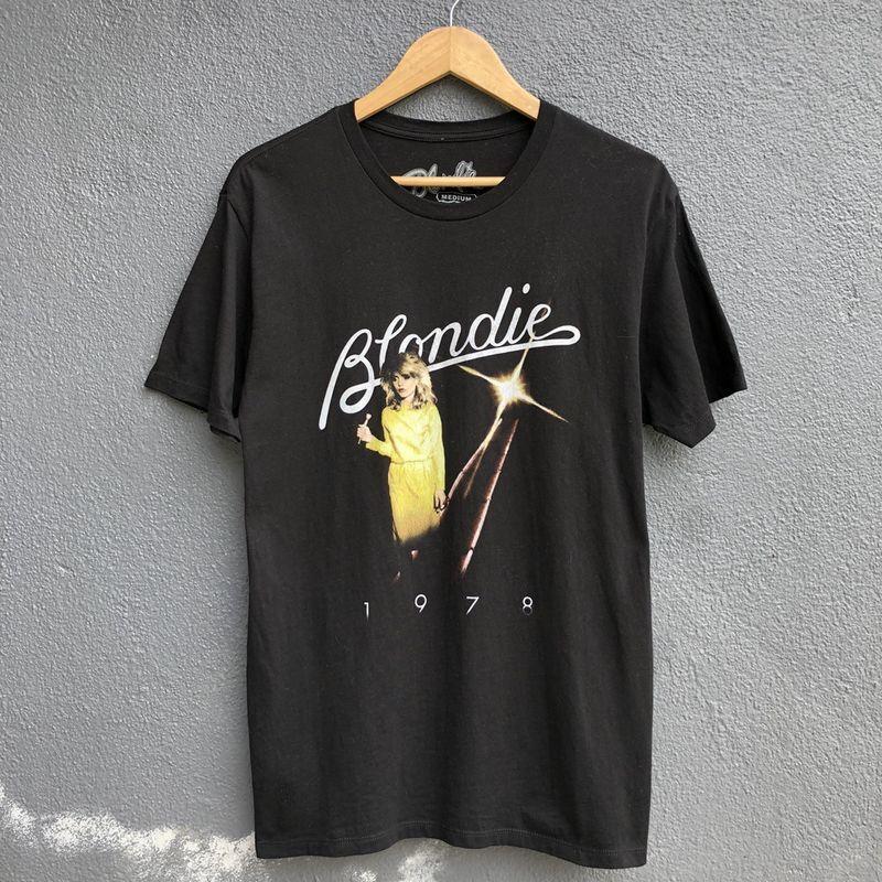 

Рідкісна футболка Blondie 90-х 1978 року Чорна з Графікою Унісекс S-5XL KH11640 Унісекс Футболка M