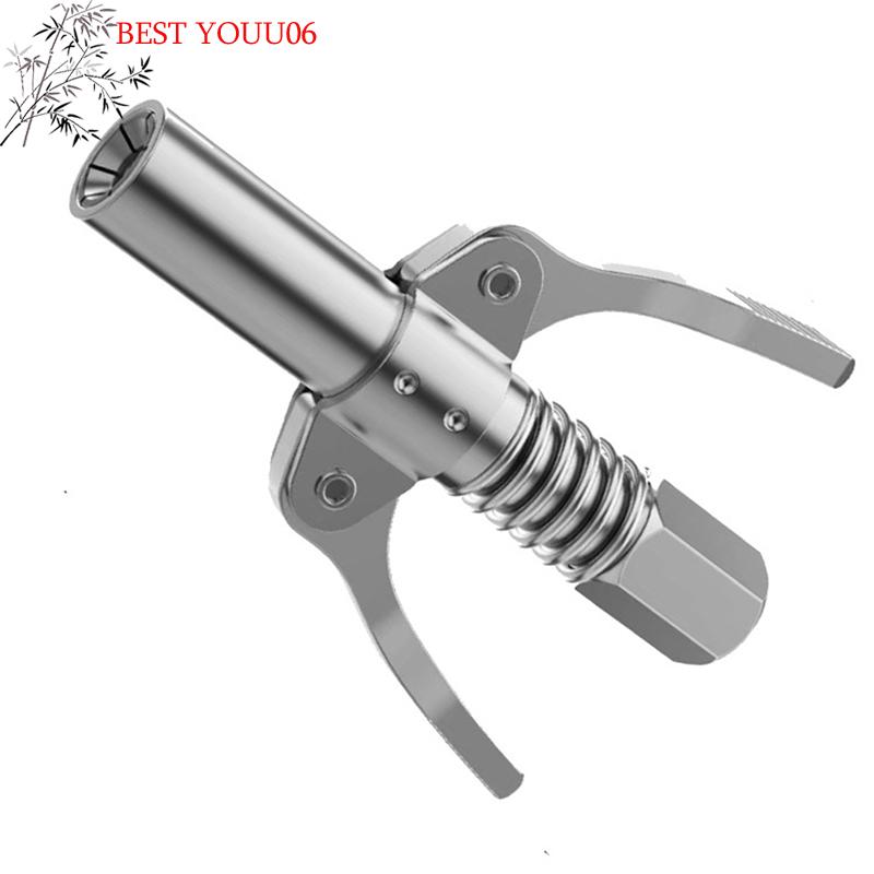 Hot Grease Gun Coupler 10000 PSI NPTI/8 High Pressure Nozzle Oil Pump Car Injector Lube Head Service Parts Lube Tool