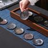 Japan Alloy Coasters Zen Antique Kung Fu Teacup Holder Coffee Cup Mat Tea Ceremony Accessories Anti-scald Heat Insulation Saucer
