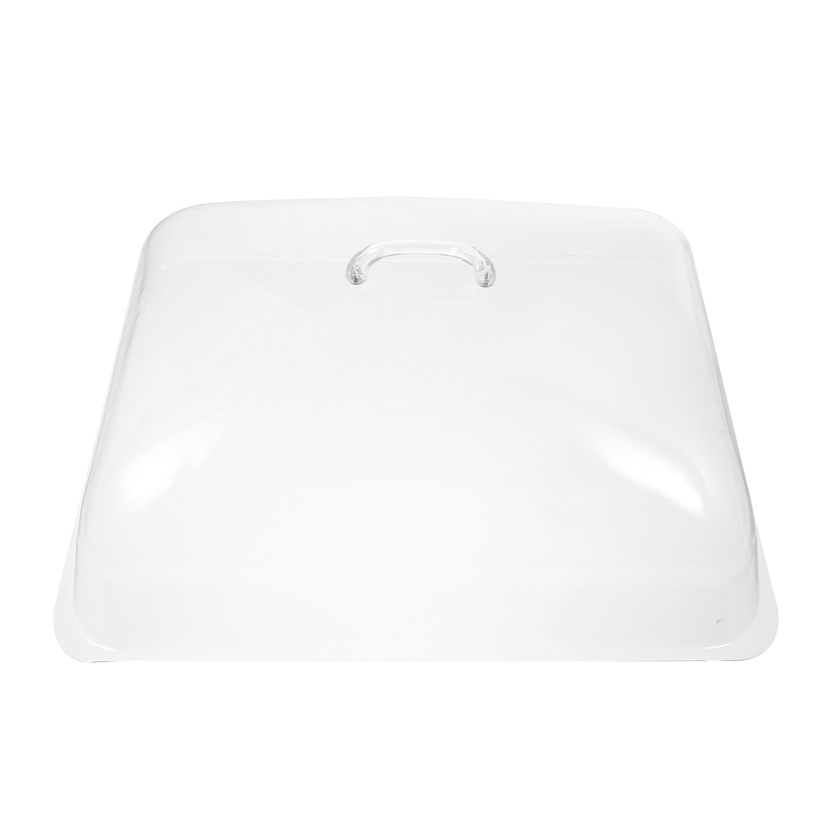 

Овощной чехол Надежная пищевая бытовая тарелка с защитой от насекомых Прозрачная пыленепроницаемая профилактика Форма для кексов для домашних животных прозрачный