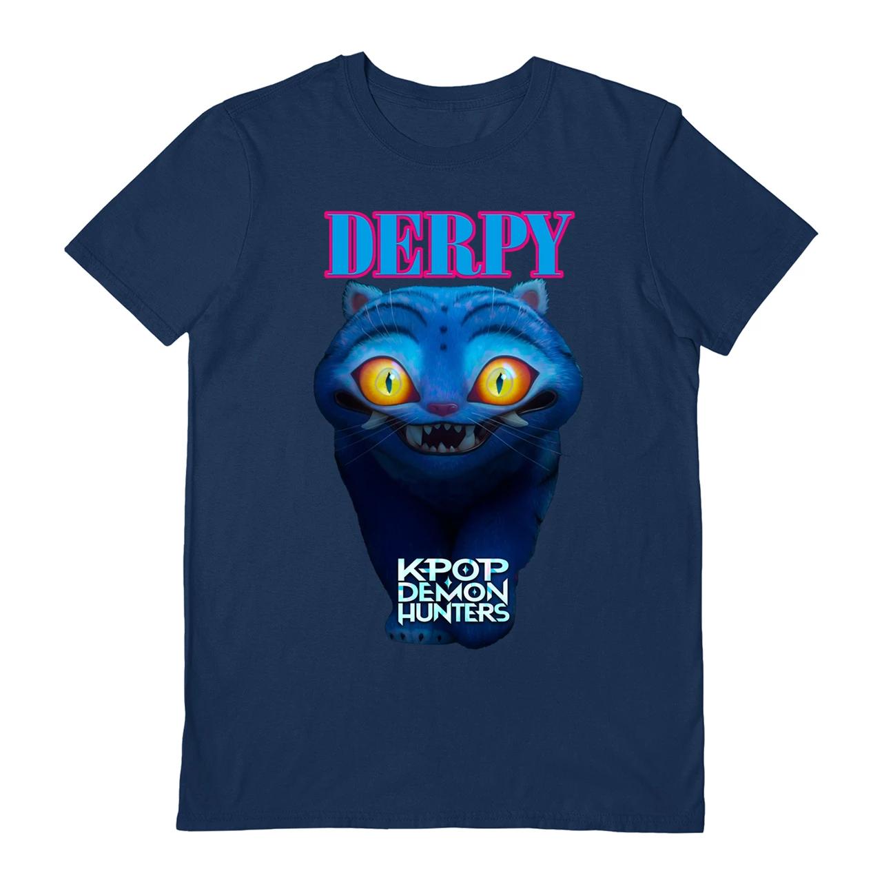 

Дерпи K-Pop Охотники на демонов NavyTee футболка футболки XL
