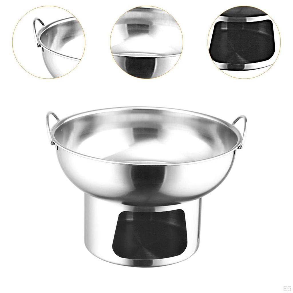 Edelstahltopf Chinesischer Kleiner Hotpot Dessert Traditionell für Küche