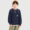 Duoduo Home Boys' Casual Color Block Crew Neck Sweatshirt
