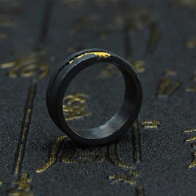New Vintage Flowing Fire Flame Ring Men Jewelry Trendy Individualized Cool Style Open Ring Silver Male Index Finger Accessories