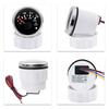 52mm Water Temp Gauge 40-120℃ 100-250℉ Water Temperature Meter With Alarm Light For Marine Boat Car Truck Temp Indicator
