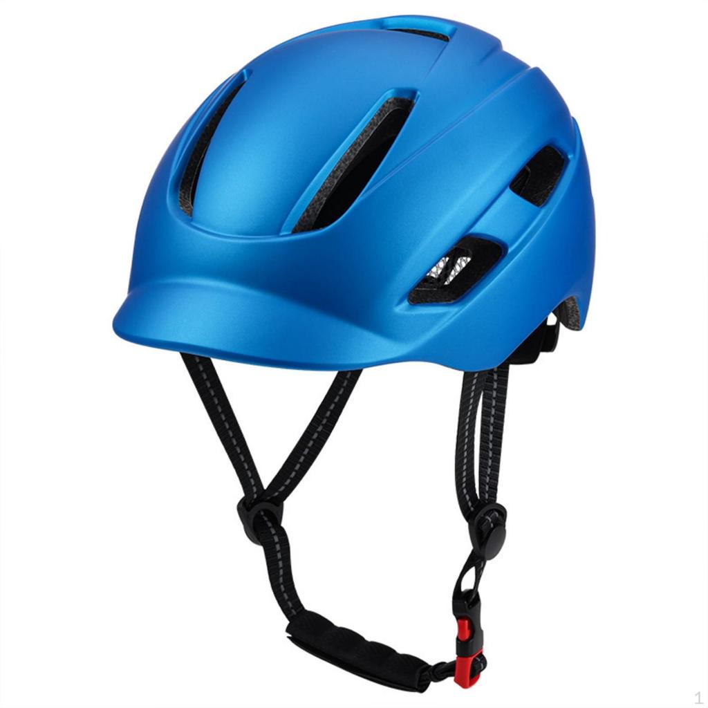Adult Biking Helmet Removable with Visor Washable for Adults, Commuters White M 5258cm