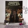 Şarkıcı H-Harry Müzik Tarzları Kendin Yap Duvar Gobleni Hippie Çiçek Duvar Halıları Yurt Dekoru Duvar Sanatı Dekoru
