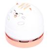Cute Animal Design Desktop Vacuum Cleaner USB Charging Mini Dust Catcher for ChildrenCat Pattern
