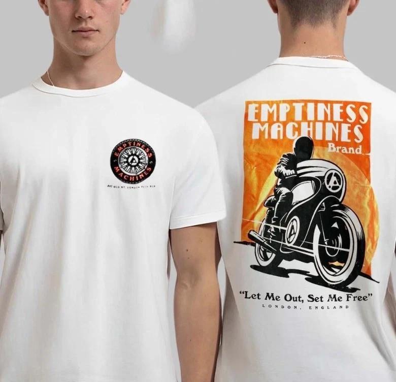 

NEW! Linkin Park Emptiness Machines Custom Cycles London England 2025 T-Shirt XL