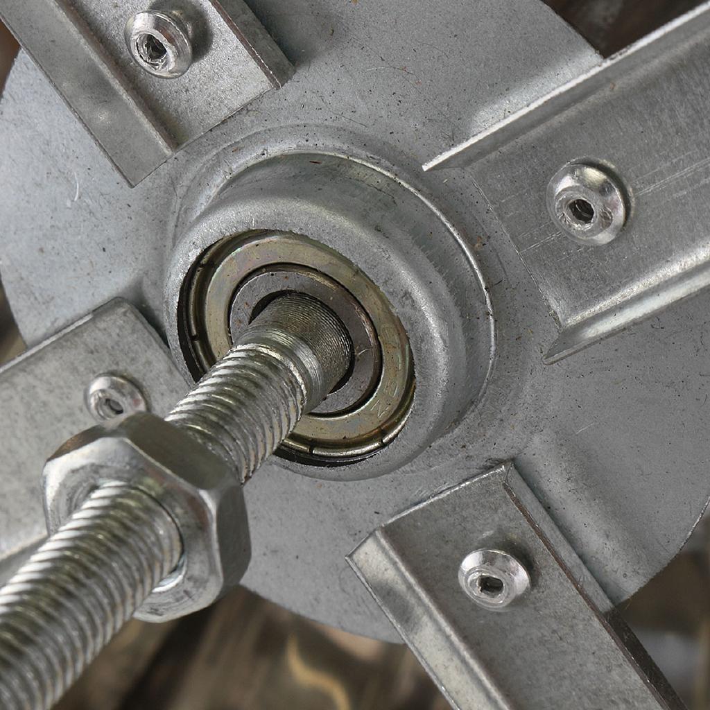 Dachventilator, Windkraftanlagen, Entlüftung, Dachbodenventilator, Edelstahl, silberfarben, 270 mm x 240 mm x 150 mm