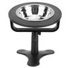 Elevated Cat Bowls with Adjustable Stand 15 Degrees  Tilted Stainless Steel Anti Slip Feeder for Indoor Pets