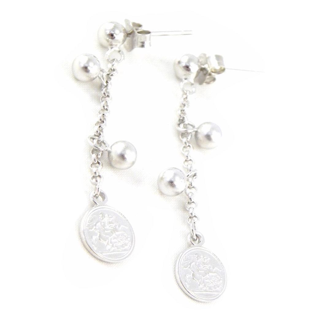 Les Trésors De Lily [G5576] - Silver Earrings 'Choreography'