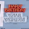 Poppy DIY Crystal Resin Alphabet Mold for Happy Birthday Pendant Silicone Mold