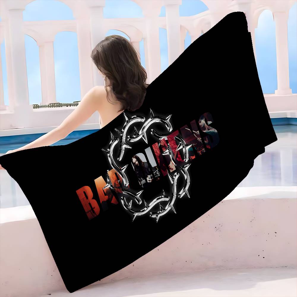 Band B-Bad O-Omens Anime Beach Swimming Towel Soft Absorbent Washcloth Children's Gifts for Kids Travel Camping Gym