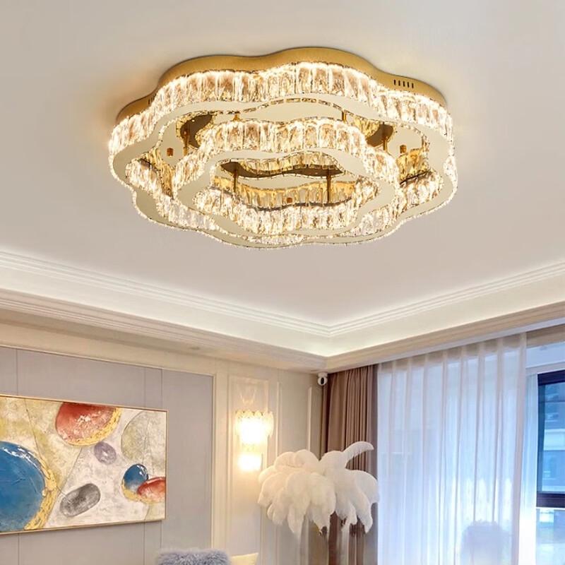 Lishen Modern Crystal LED Ceiling Lamp