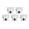 5 Pack Screw Fixed Round Pulley Durable VShaped Pulley with 16mm Diameter Hole for Round Belt Transmission