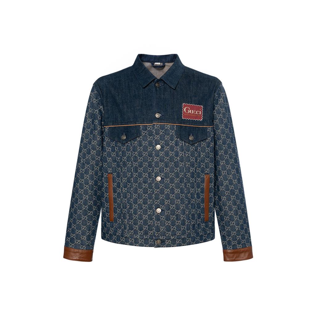 GUCCI Gg Monogram Eco Washed Organic Denim Jacket 649110-XDBIP-4266