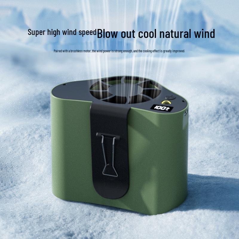Portable Neck and Waist Cooling Fan - Wearable Air Conditioner for High-Temperature Environments