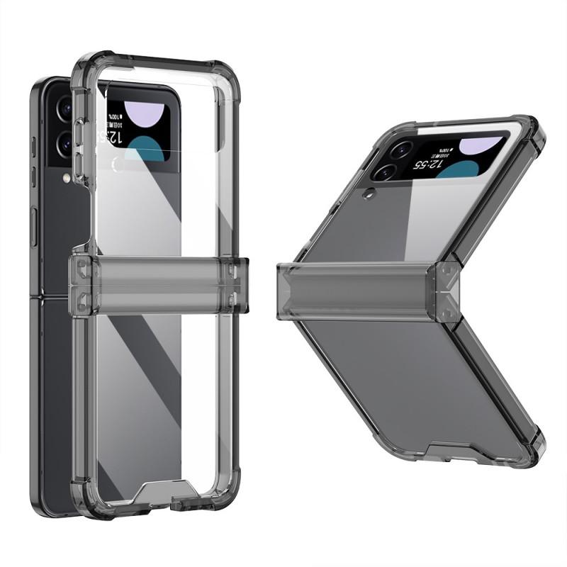 Transparent TPU Shockproof Case Galaxy Z Flip 3 4 Flexible Bumper With Air Cushion Protection Hinge Guard