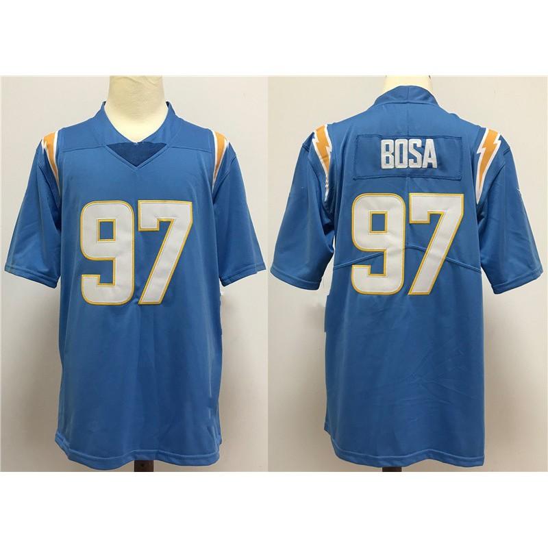 NFL San Diego Chargers Football Jersey Men Women V-Neck Sports Fan Apparel Cotton Blend