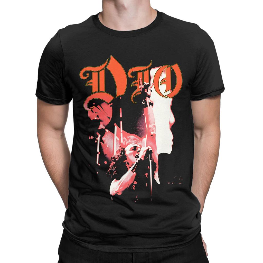 DIO Stand Up T-Shirt Sommer Reines Baumwoll-T-Shirts Für Männer Harajuku Locker T-Shirt Kurzarm Streetwear Oberteile